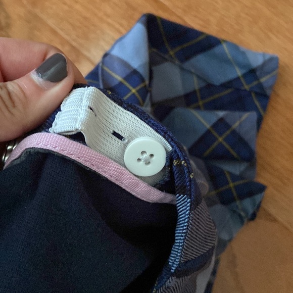 Lands' End Blue Plaid Mini Skirt - Picture 12 of 12